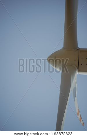 Windturbine At Sunny Day