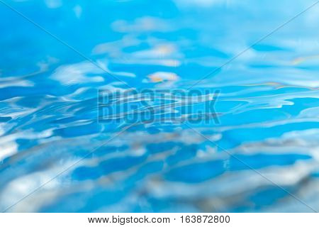 Abstract Macro Of Moving Waves On Luquid