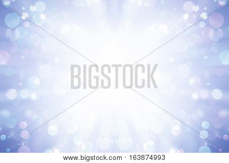 white bokeh blur background / Circle light on purple background / abstract light background