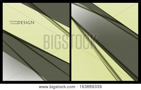 Vector brouchures bright templates set. Elements for design. Magazine, annual reports vector templates. Eps10