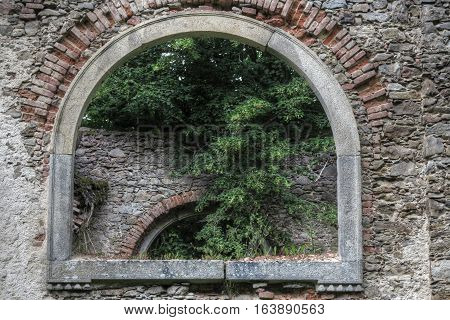 The ruins of the church Saint Apollonia - built around 1670 Czech republic