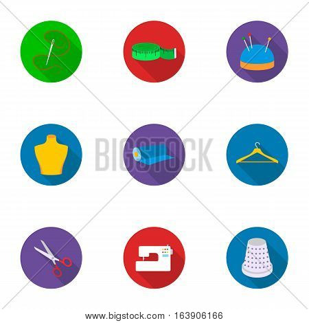 Atelie set icons in flat style. Big collection of atelie vector symbol stock