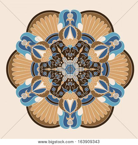 Flower Mandalas Vector Illustration