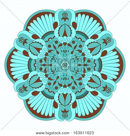 Flower Mandalas Vector Illustration