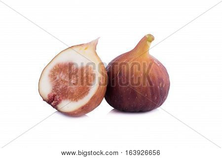 Fresh figs sweed figs isolated on white background