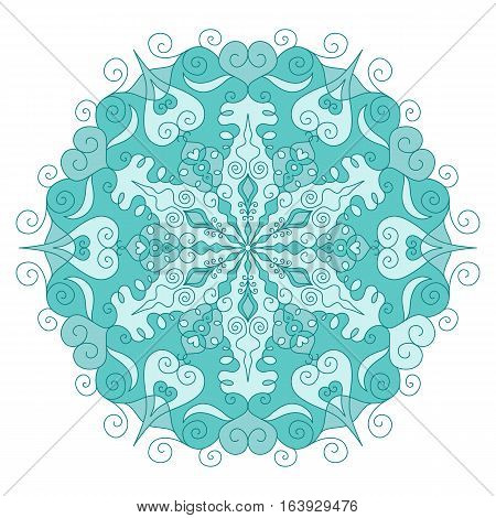 Flower Mandalas Vector Illustration
