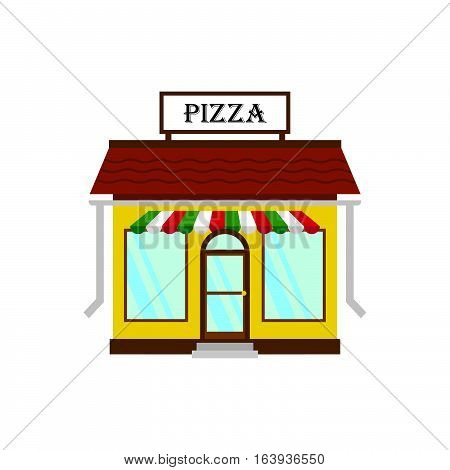 Cartoon Pizza Italian Restaurant Facade Cafe Shop Cartoon Pizza Italian Restaurant Facade Cafe Shop