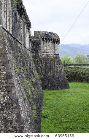 fortress of sarzanello located in Sarzana a little village near la spezia
