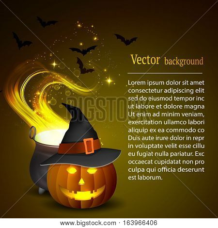 Pumpkin On A Bright Background.