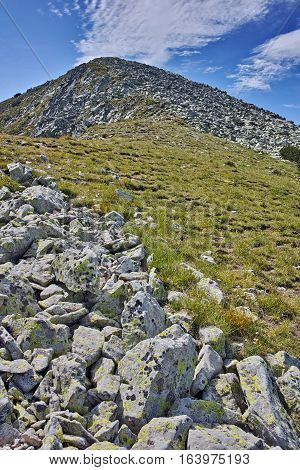 Clouds over Dzhano peak, Pirin Mountain, Bulgaria