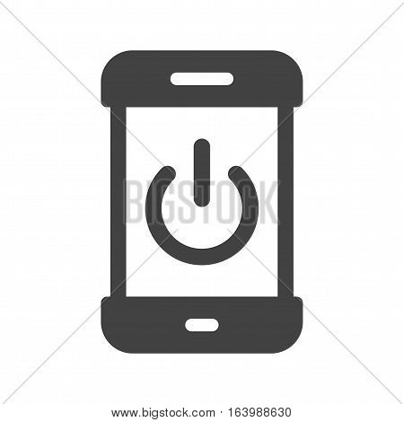 Phone, mode, off icon vector image. Can also be used for smartphone. Suitable for mobile apps, web apps and print media.
