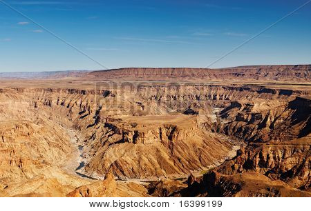 Fish River canyon-il secondo più grande canyon del mondo, Namibia meridionale