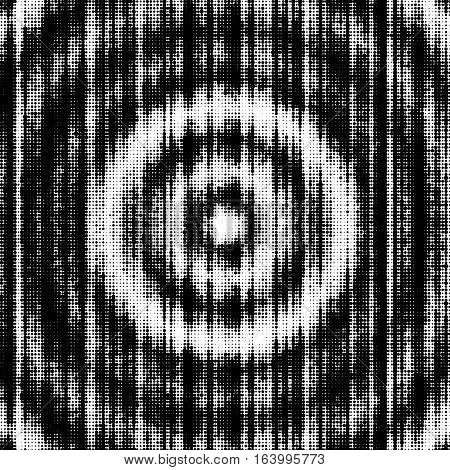Abstract halftone grunge texture with concentric effect