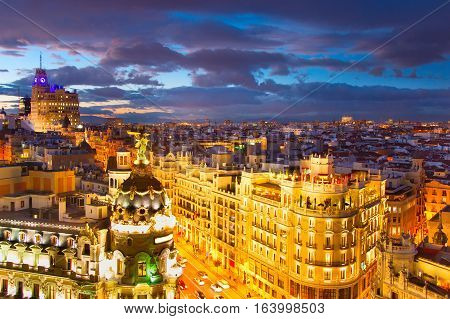 Madrid Cityscape, Spain