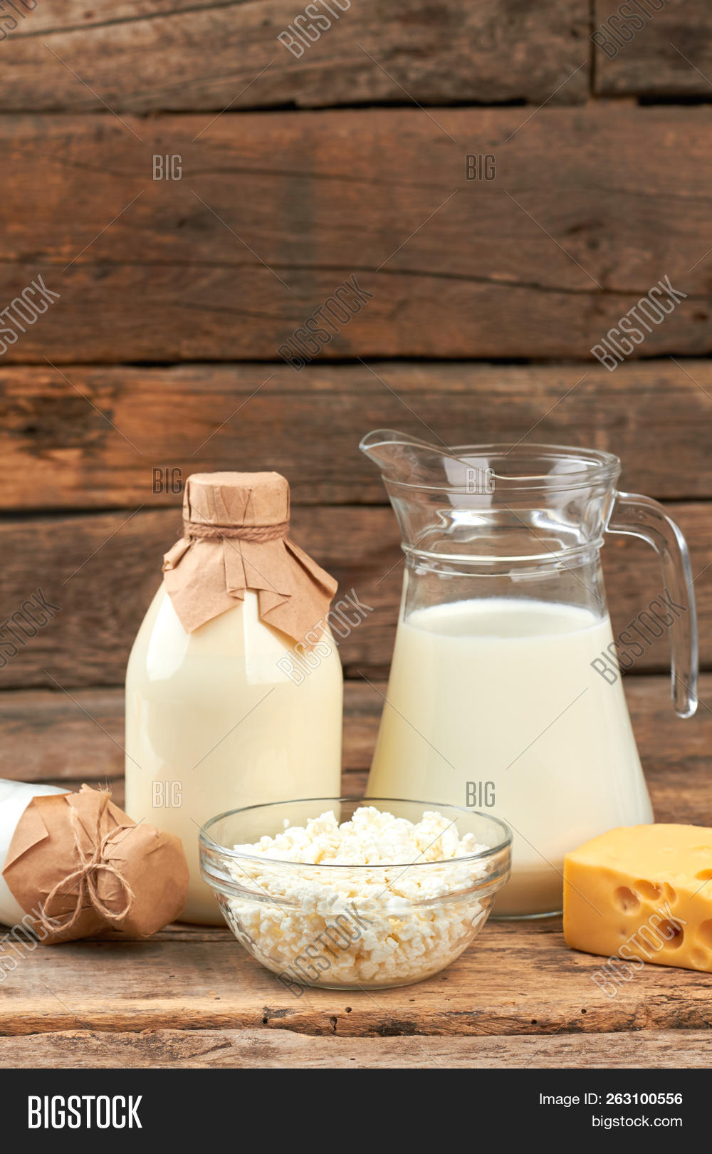 Dairy Products On Image Photo Free Trial Bigstock