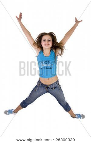 jumping girl