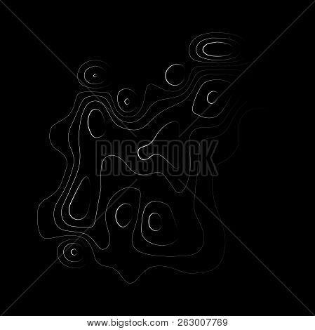 Topographic Map. Topographic Map Lines. Vector Illustration