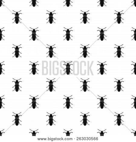 Cereal Leaf Beetle Pattern Seamless In Simple Style Illustration