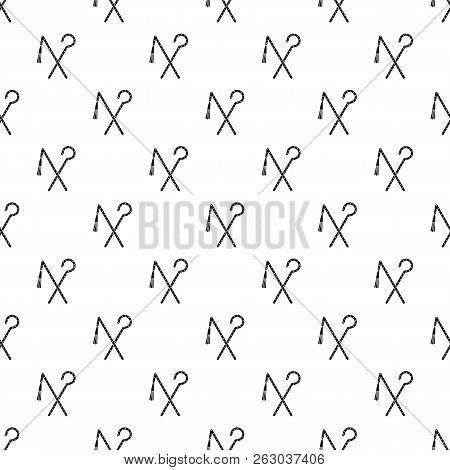 Rod And Whip Of Pharaoh Pattern Seamless In Simple Style Illustration