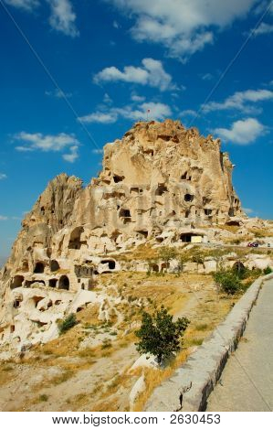 Castello di Uchisar In Turchia