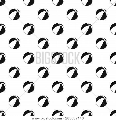 Ball For Children To Play Pattern Seamless In Simple Style Illustration