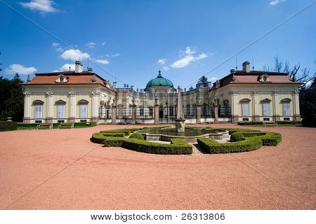 Buchlovice zamek w Czechach