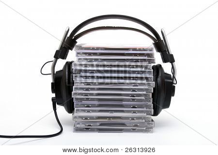 Hi-fi headphones with cdÂ´s