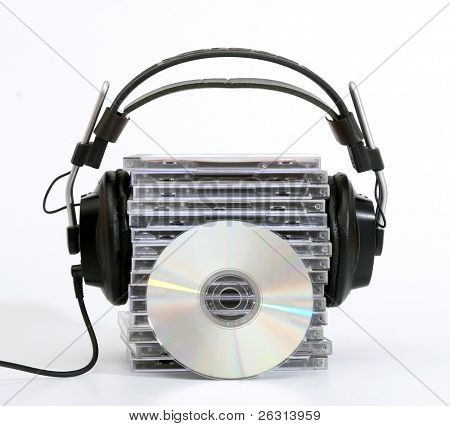 Hi-fi headphones with cdÂ´s