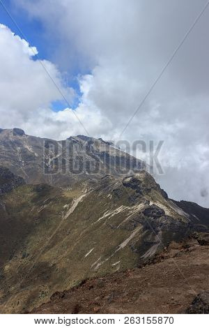 View From Ruca Pichincha Over Quito, Ecuador