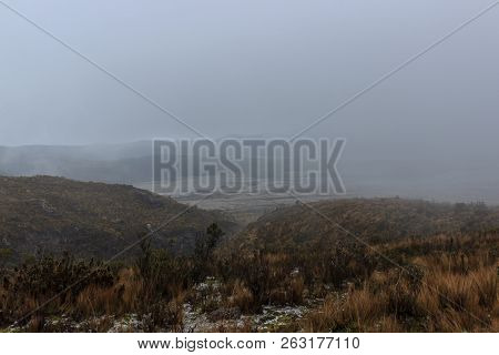 View On The Strato Vulcano Cotopaxi, Ecuador