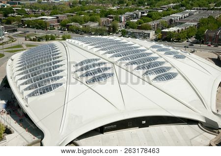 Montreal, Canada - May 18, 2015: The Montreal Biodome Allows Visitors To Walk Through A Replica Of D