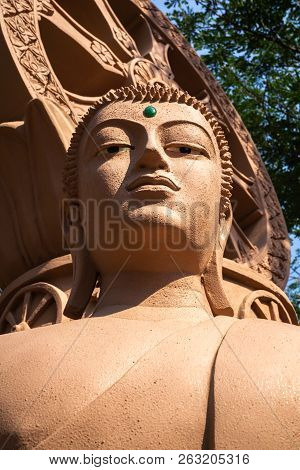Close Up Image Of A Buddha Statue At Ancient City In Samutprakan, Thailand