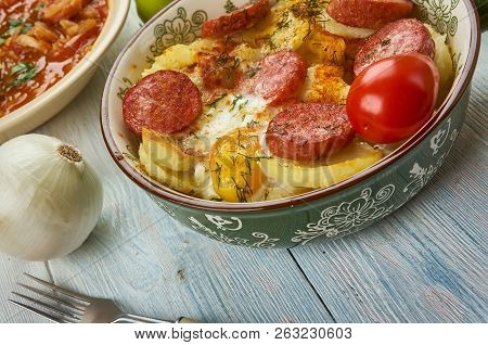 Hungarian  Rakott Krumpli