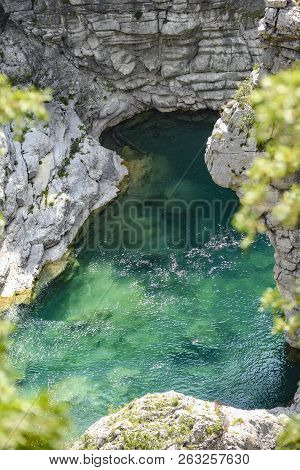 Moraca River Canyon In Montenegro. Moraca River Canyon In Montenegro.