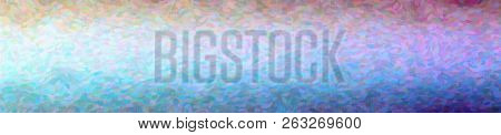 Illustration Of Blue And Brown Impressionist Pointlilism Background, Abstract Paint