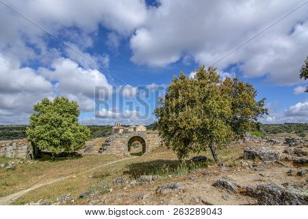 Castelo Mendo, Historical Village Inte The District Of Guarda. Portugal.