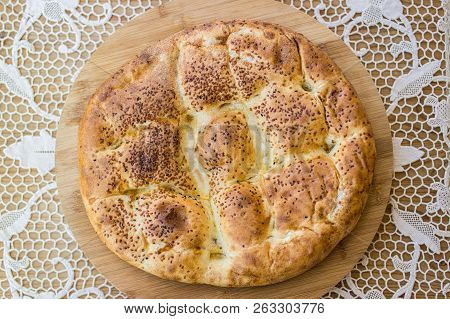 Turkish Ramadan Pidesi.