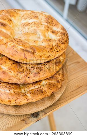 Turkish Ramadan Pidesi.