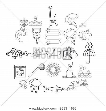 Vacuity Icons Set. Outline Set Of 25 Vacuity Vector Icons For Web Isolated On White Background