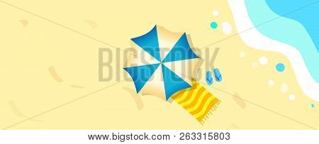 Sandy Beach Tropical Background Ocean, Abstract Sea. Sunny Summe