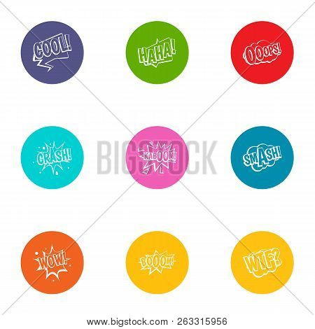Surprise Icons Set. Flat Set Of 9 Surprise Vector Icons For Web Isolated On White Background