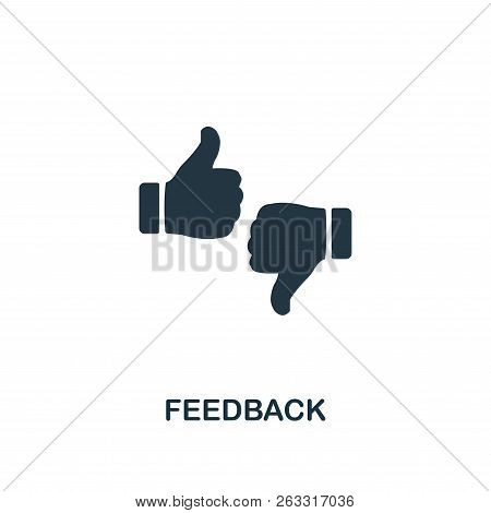Feedback Icon. Premium Style Design From Crowdfunding Icon Collection. Ui And Ux. Pixel Perfect Feed