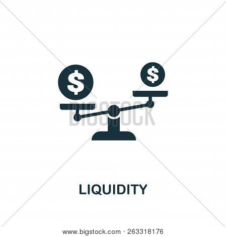Liquidity Icon. Premium Style Design From Crowdfunding Icon Collection. Ui And Ux. Pixel Perfect Liq