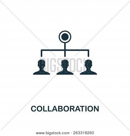 Collaboration Icon. Premium Style Design From Crowdfunding Icon Collection. Ui And Ux. Pixel Perfect
