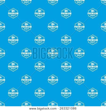 Premium Meat Quality Pattern Vector Seamless Blue Repeat For Any Use