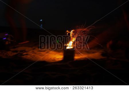 Campfire On The Seaside, August Nights In Kinburn.