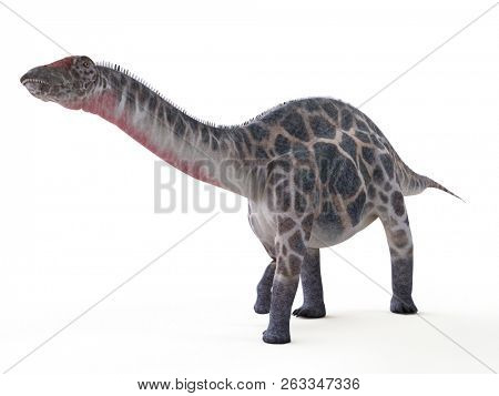3d rendered illustration of a Dicraeosaurus