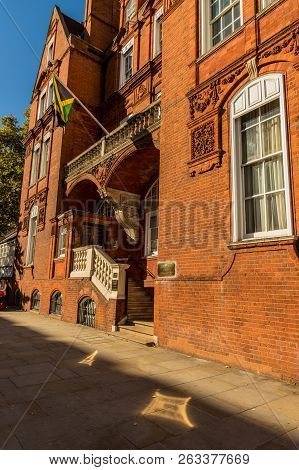 London. 2018. A View Of The Jamaican High Commisssion In London