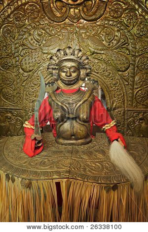 alte indische traditioneller Tanz Kostüm des Bundesstaates Andra pradesh
