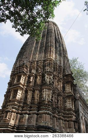 Adinath Temple, Facade - Top View, Eastern Group, Khajuraho, Madhya Pradesh, India, Unesco World Her